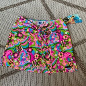 Vintage new with tags BodyGlove swim cover up skirt